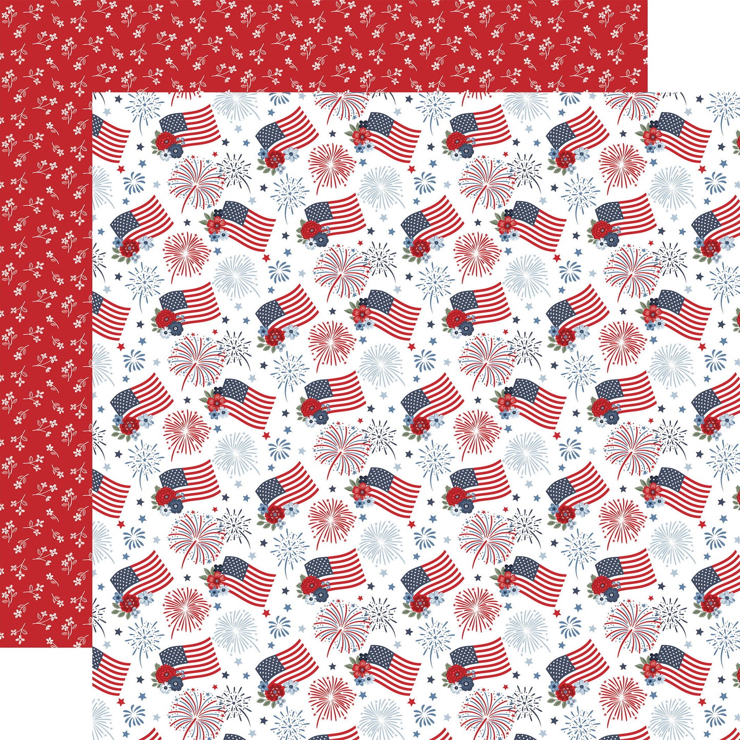 Echo Park All American: Fireworks And Flags DS Paper (1 sheet)