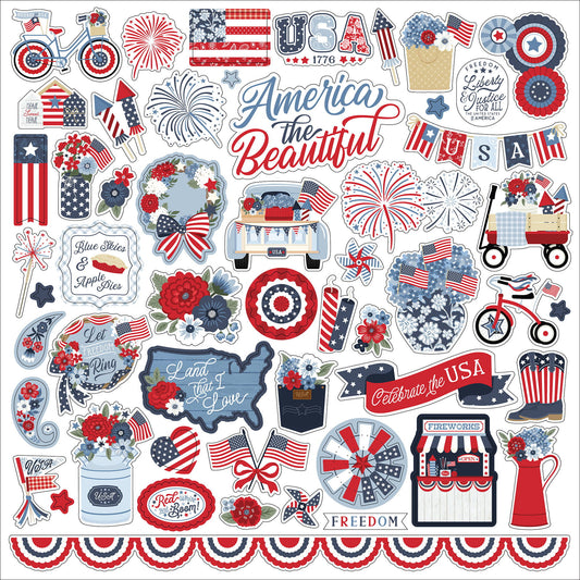 Echo Park All American Element Sticker