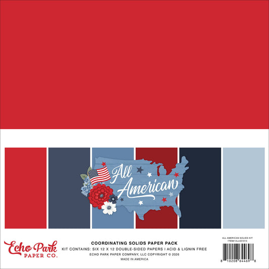 Echo Park All American Solids Kit
