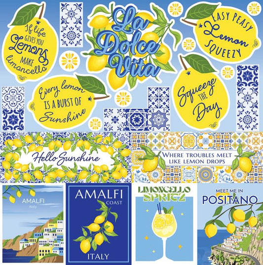 Reminisce Amalfi 12x12 Sticker