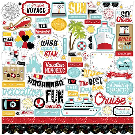Echo Park A Magical Voyage Element Sticker