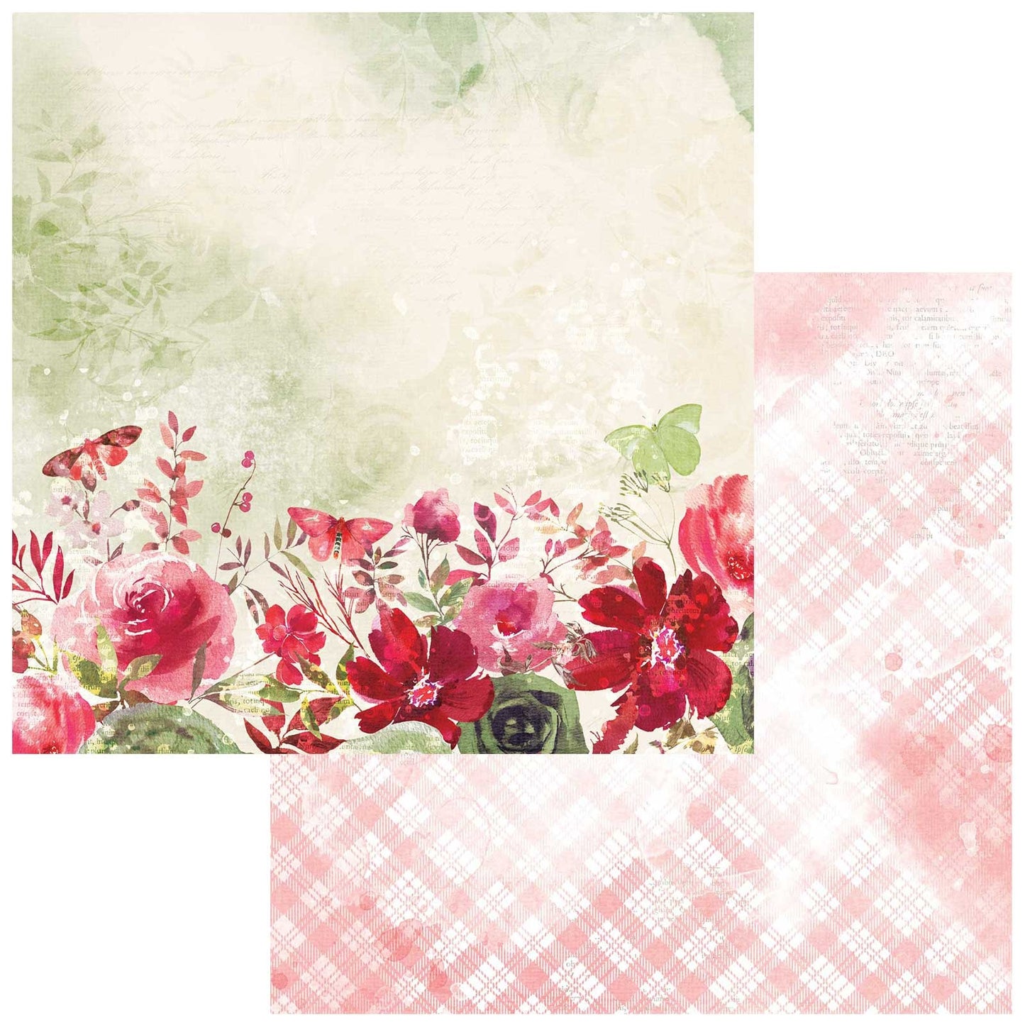 ARToptions Rouge Double-Sided Cardstock 12"X12"-Tender Moments