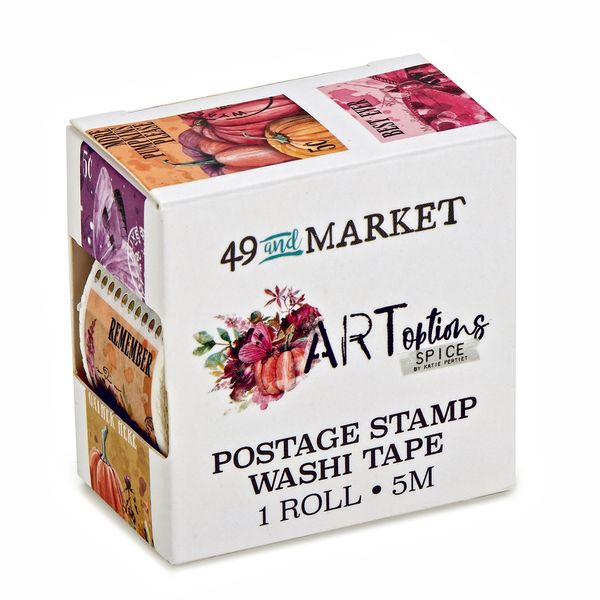 49 and Market ARToptions Spice Washi Postage, 5 meter roll