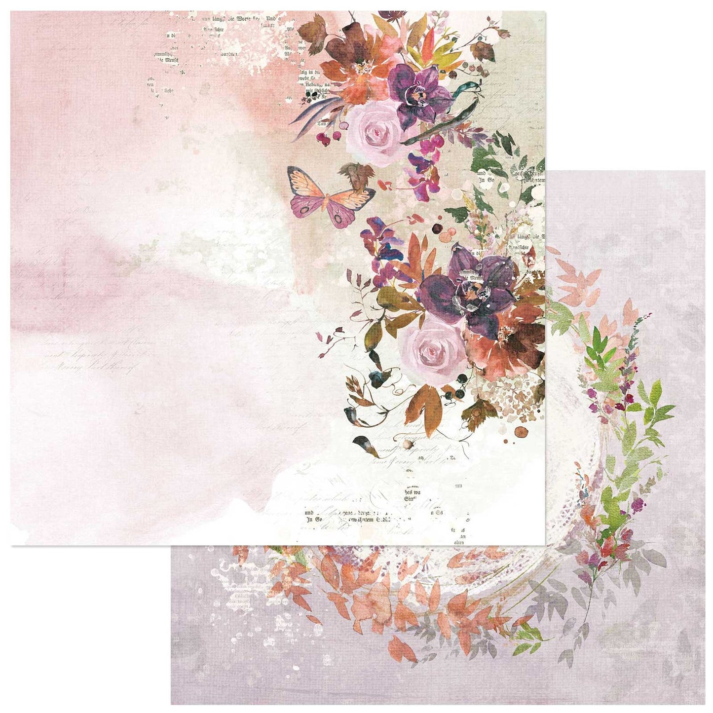 ARToptions Plum Grove Double-Sided Cardstock 12"X12"-Vines