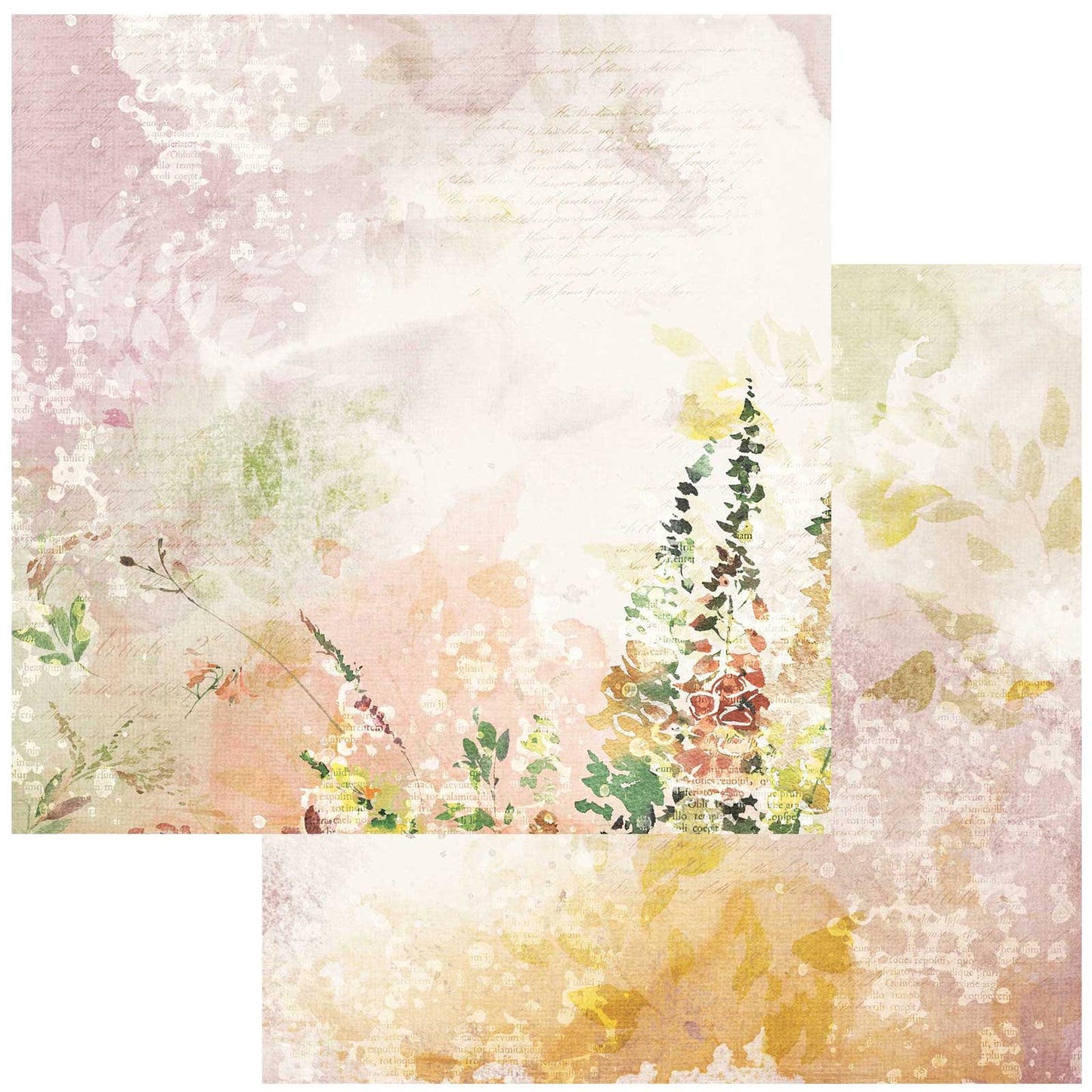 ARToptions Plum Grove Double-Sided Cardstock 12"X12"-Flowerscape