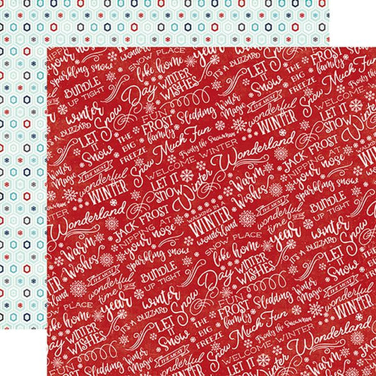 A Perfect Winter Welcome Winter DS Paper (1 Sheet)