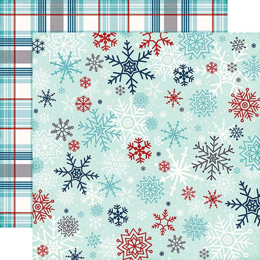 A Perfect Winter Snowflake Flurry DS Paper (1 Sheet)