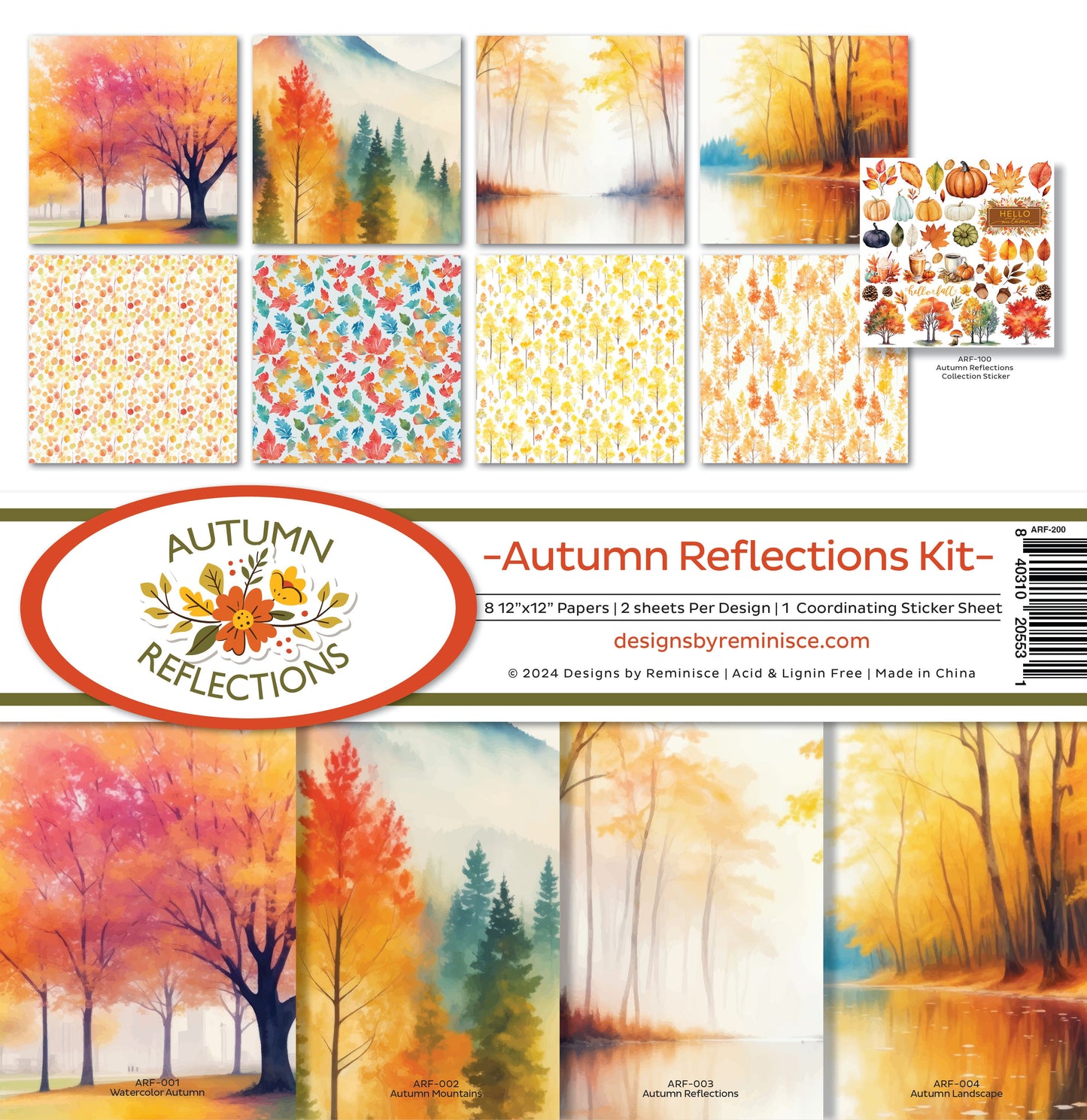 Reminisce Autumn Reflections Collection Kit