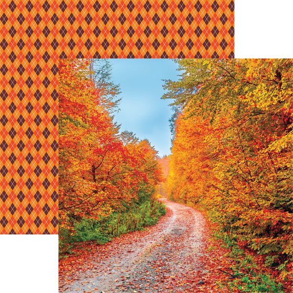 Reminisce Autumn Beauty: Country Roads DS Paper (1 Sheet)