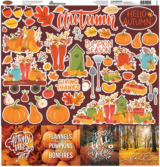 Reminisce Autumn Beauty12x12 Sticker