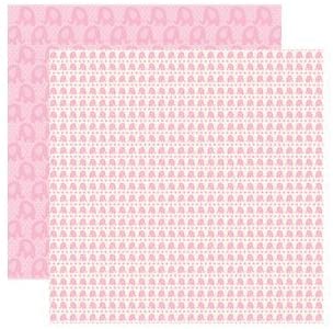 Reminisce Baby Basics: Baby Girl Elephant DS Paper (1 Sheet)