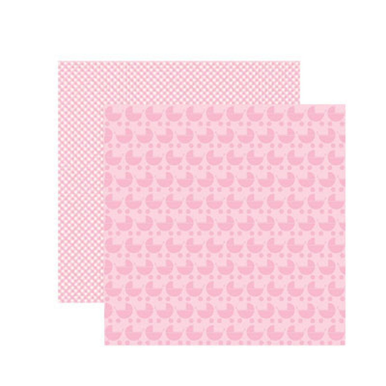 Reminisce Baby Basics: Baby Girl Pram DS Paper (1 Sheet)