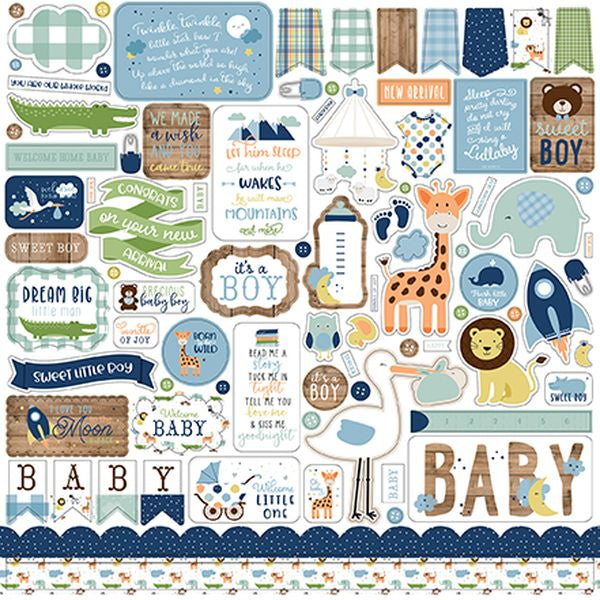 Baby Boy Element Sticker