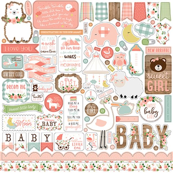 Baby Girl Element Sticker