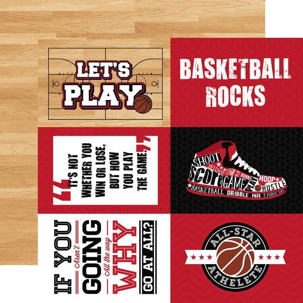 Echo Park Basketball: 4X6 Journaling C