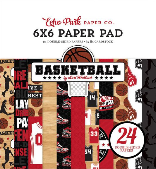 DISC - Echo Park EP Basketball 6x6 Paper Pad