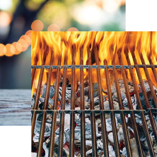 Reminisce Backyard BBQ: Grilling Time DS DS Paper (1 Sheet)