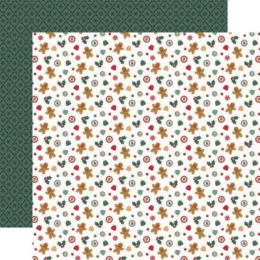Echo Park Baking Christmas Cheer: Christmas Sweets 12x12 DS Paper (1 Sheet)