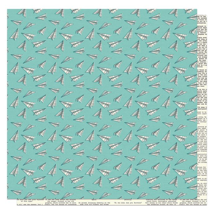 Photoplay Book Club Double-Sided Cardstock 12"X12"-Paper Plane