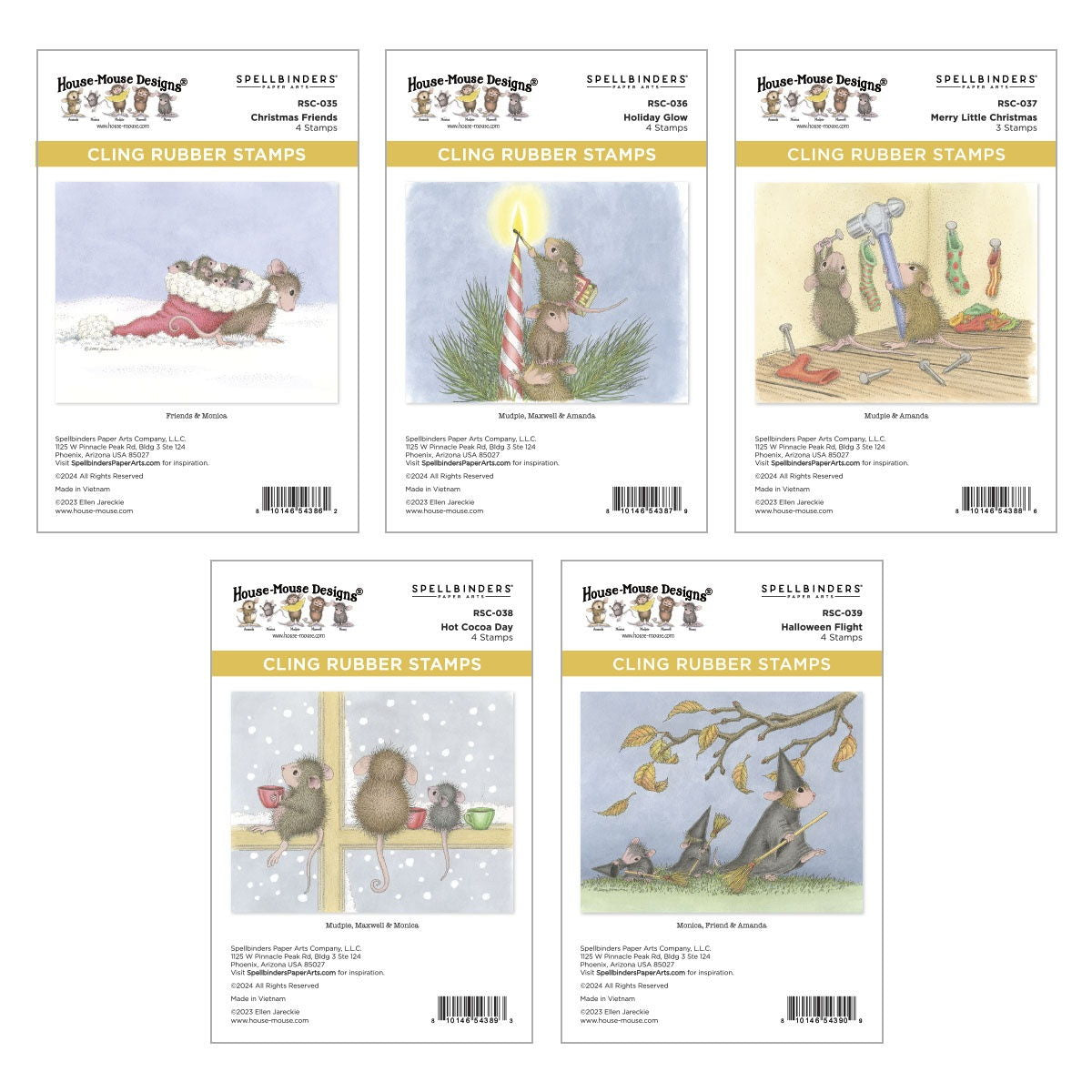 House Mouse Holiday Friends Collector Bundle