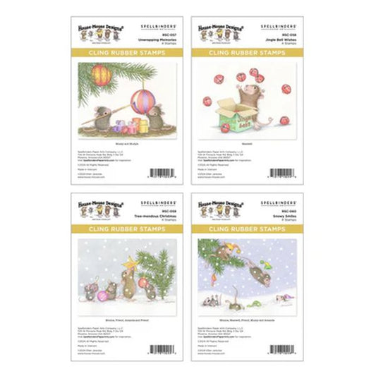 Spellbinders House-Mouse Tree-mendous Christmas Collector Bundle
