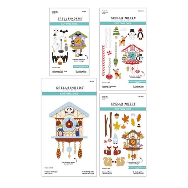Spellbinders Cuckoo Cottage Die Bundle from the Cuckoo Cottage Collection