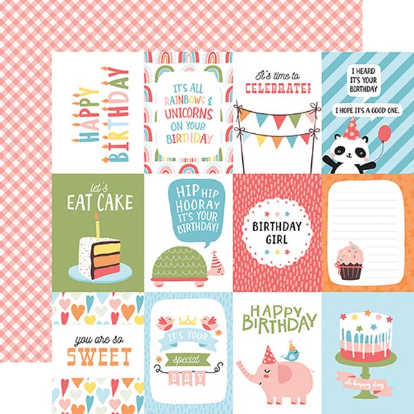Echo Park Birthday Girl: 3X4
