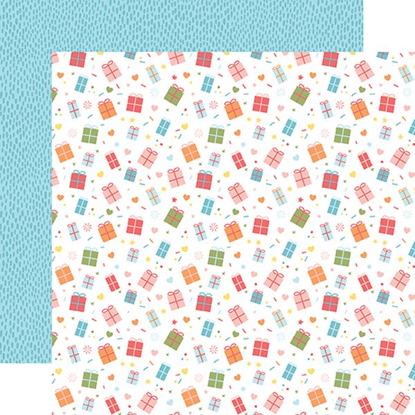 Echo Park Birthday Girl: Gifts DS Paper (1 Sheet)