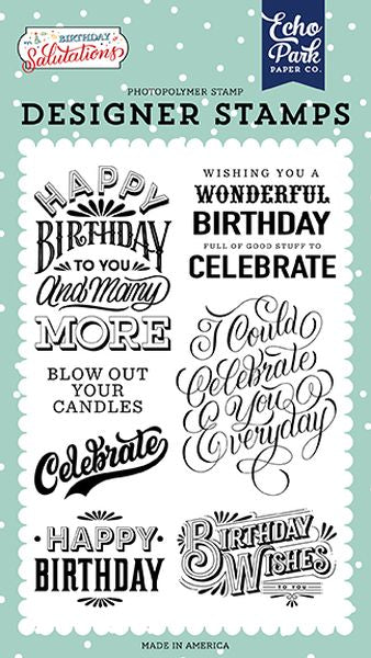 Birthday Wishes Stamps