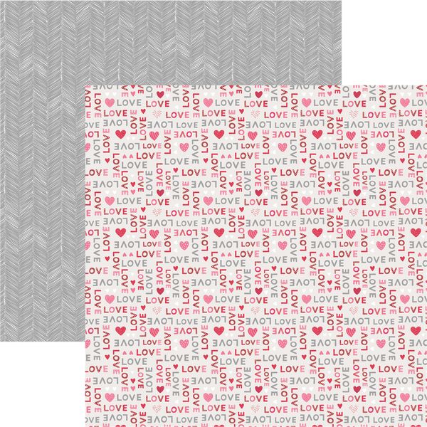 Reminisce Be My Valentine:  Lots of Love DS Paper (1 Sheet)