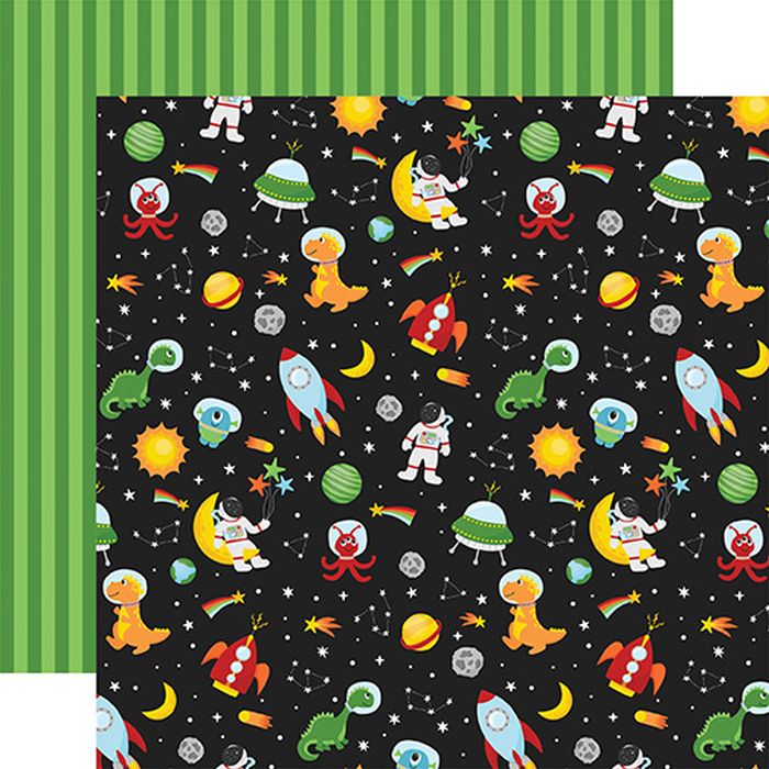 Echo Park - Blast Off Blast Off Friends 12x12 DS Patterned Paper (1 Sheet)