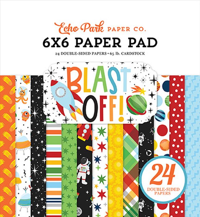 Echo Park - Blast Off 6x6 Paper Pad