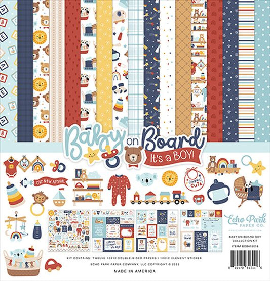 Baby On Board - Boy Collection Kit