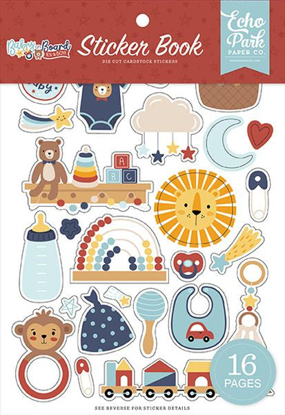 Baby On Board - Boy Sticker Book