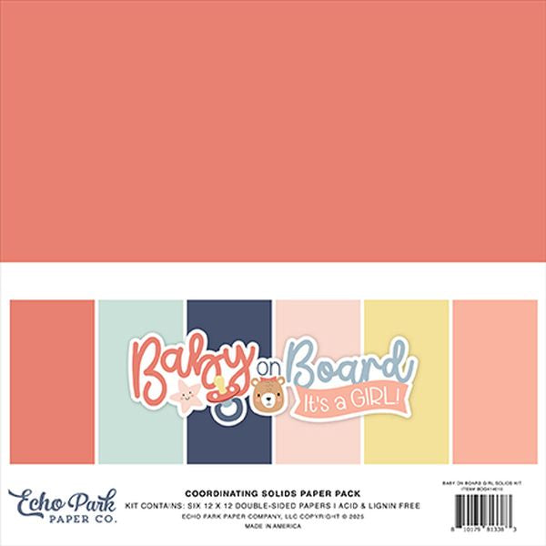 Echo Park Baby On Board - Girl Solids Kit