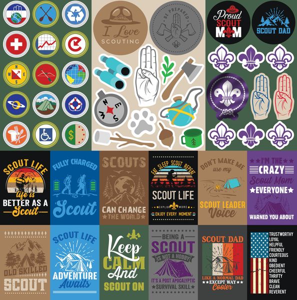 Reminisce Be Prepared 12X12 Sticker