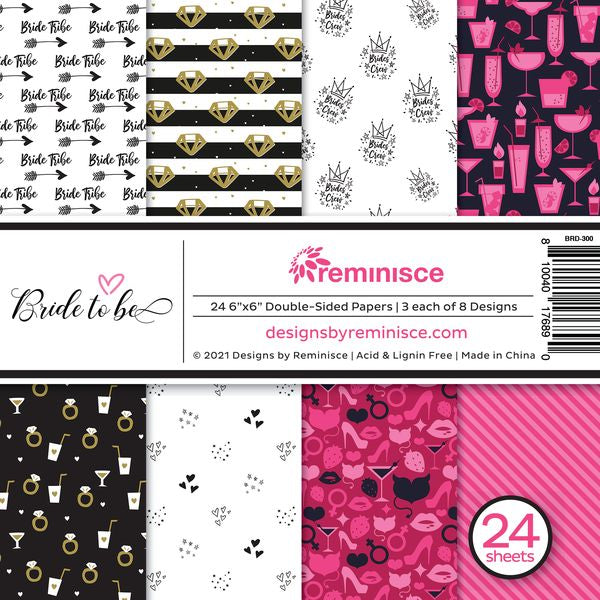 Reminisce Bride To Be 6x6 Paper Pad