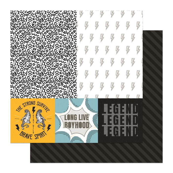 Photoplay Bro's Amazing Double-Sided Cardstock 12"X12"-Legend