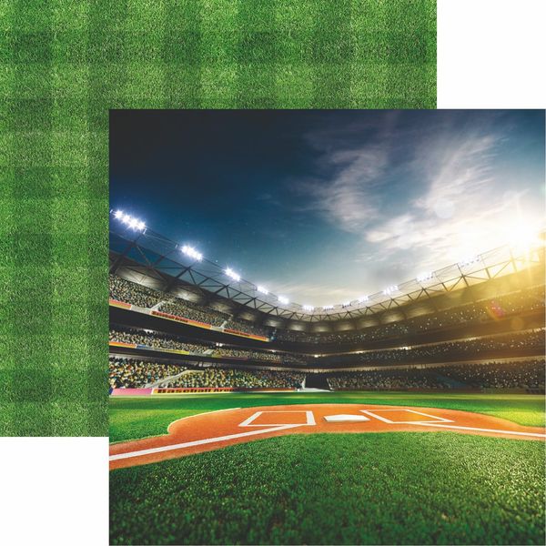 Reminisce Baseball 2: Bright Lights Scrap DS Paper (1 Sheet)