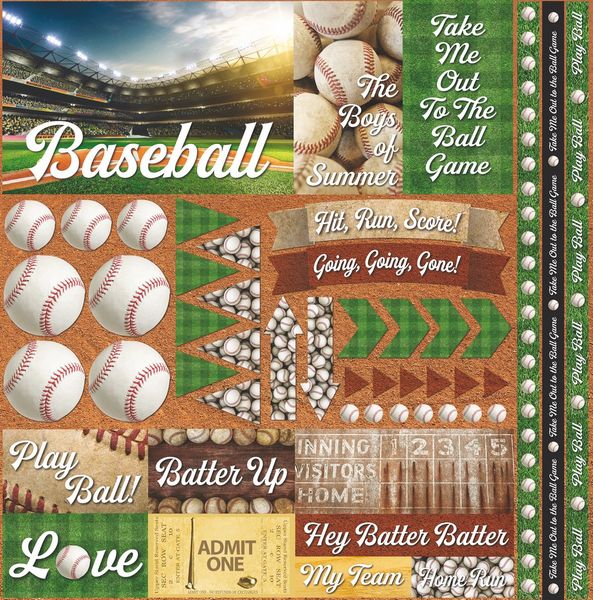 Reminisce Baseball 2: Elements Stickers
