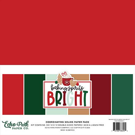Echo Park Baking Spirits Bright Solids Kit