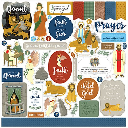 David and the Lion's Den Element Sticker