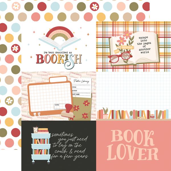 Echo Park Bookish: 6x4 Journaling Cards