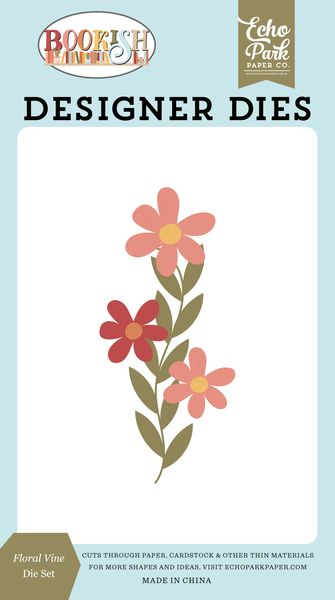 Echo Park Bookish: Floral Vine Die Set