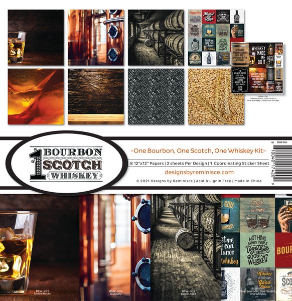 Reminisce One Bourbon, One Scotch, One Whiskey Collection Kit