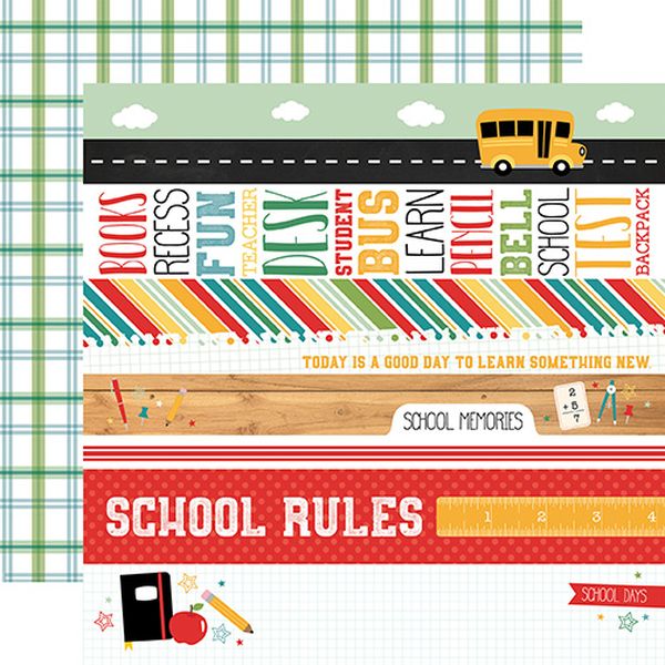 Echo Park Back to School: Border Strips