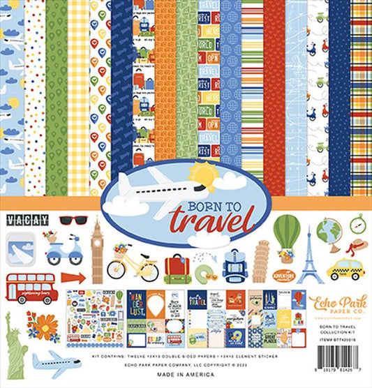Echo Park Born To Travel Collection Kit