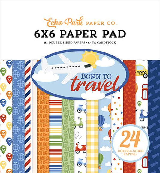 Echo Park Born To Travel 6x6 Paper Pad