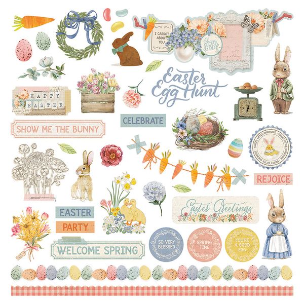 Bunny Blooms Sticker