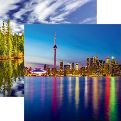 Reminisce Canada: Toronto Skyline DS Paper (1 Sheet)